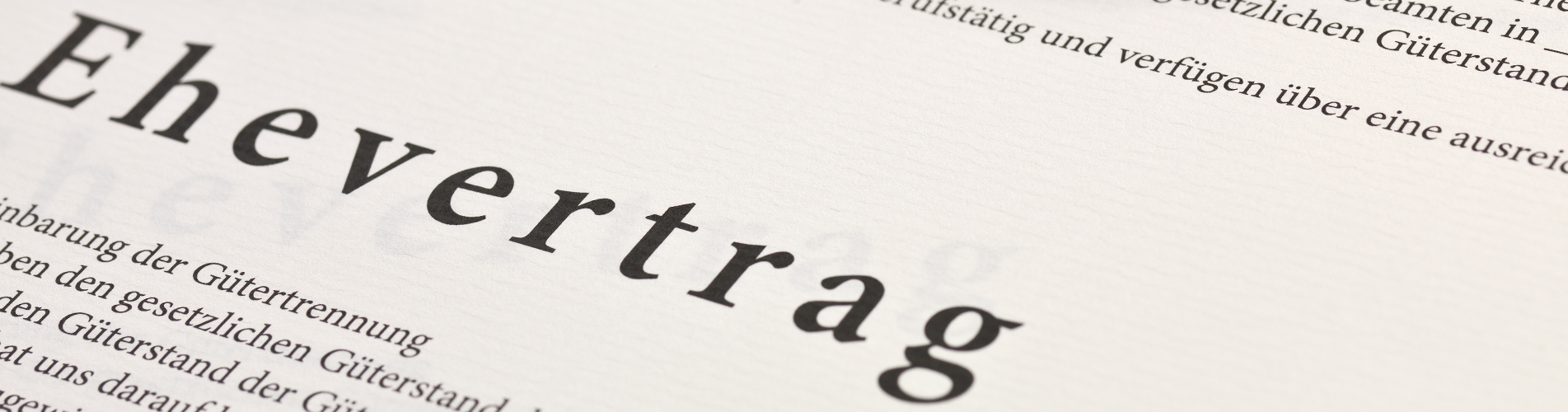 Ehevertrag